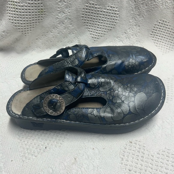 Alegria ALG-336 Blue Size 40 Women’s Clogs Mules Comfort - Picture 2 of 15